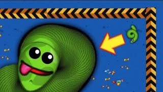 slitherio biggest snake world record  snake game  saamp wala game gaming snake wormszone [upl. by Nylrak]