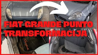 UNAKAZEN PRLJAV VOZIO STOKU  Fiat Grande Punto Detailing Dubinsko Pranje i Poliranje automobila [upl. by Annalla747]