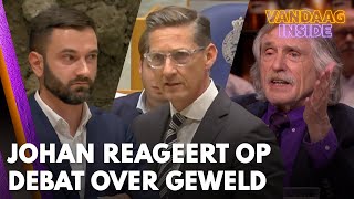 Johan reageert op Tweede Kamerdebat over geweld in Amsterdam  VANDAAG INSIDE [upl. by Annairt721]