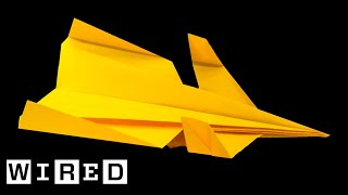 How to Make A Paper Airplane That FLIES FAR  Full Tutorial  WIRED [upl. by Neidhardt]