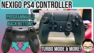 Best Playstation Dualshock Alternative NexiGo PS4 Controller from Amazon w Back Buttons amp Turbo [upl. by Aeht]