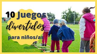 10 juegos DIVERTIVOS y entretenidos para NIÑOS [upl. by Aldous90]