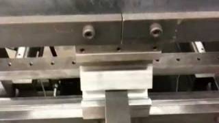 Homebuilt CNC press brake Mach3 [upl. by Spanjian]