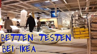 Betten testen bei IKEA [upl. by Gillan823]