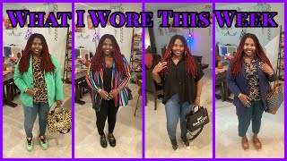 SHEIN PLUS SIZE FASHION WORK OUTFITS 1416 WHAT I WORE TO WORK THIS WEEK EPI 13 THECOMPLETEDLOOK [upl. by Zulaledairam436]