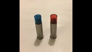 38 special blue vs red shotshell as a self defense load including slow mo footage [upl. by Llerrat]