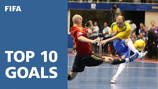 TOP 10 GOALS  FIFA Futsal World Cup Brazil 2008 [upl. by Charlotte544]