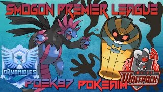 Smogon Premier League 8 Week 1 Poek97 vs Pokeaim ORAS OU w BTB and Dokkerich [upl. by Kellyn52]