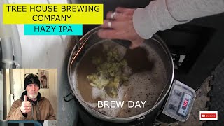 Tree House Brewing Company Hazy IPA Brewday Part 1 [upl. by Sredna300]