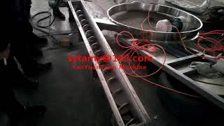 Shaftless screw spiral conveyor auger feeder from Sanyuantang [upl. by Zachary]