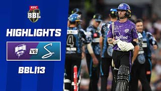 Hobart Hurricanes v Adelaide Strikers  BBL13 [upl. by Gunter219]