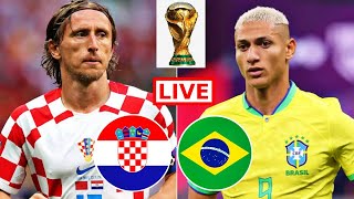 Brazil vs Croatia live  FIFA World Cup Qatar 2022  Watch Along amp Fifa21 Gameplay 2022 [upl. by Adiana]