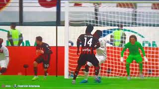 Duvan Zapata y el 30 del Milan ante el Salernitana [upl. by Richmal]