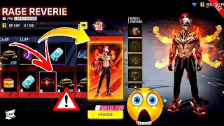 RAGE REVERIE FREE FIRE EVENT  NEW BOOYAH PASS FREE FIRE EVENT  FF REGE REVERIE EVENT [upl. by Notelrahc]