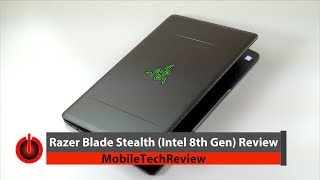 Razer Blade Stealth 133quot Late 2017 Review  Intel 8th Gen [upl. by Anelrats]