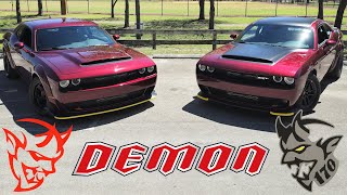 Dodge Demon Vs Demon 170  Direct Comparison amp Review [upl. by Ilyssa]