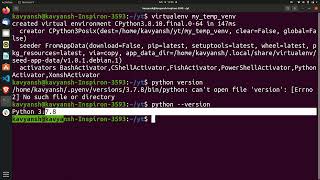 How to create virtual environment  virtualenv in python  Linux [upl. by Giacamo]