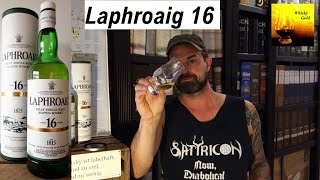 Laphroaig 16 2021 Islay Single Malt Whisky Verkostung Nr703 [upl. by Azyl420]