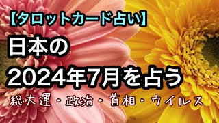 【タロット占い】2024年7月の日本を占う【総大運・政治・首相・ウイルス】 [upl. by Dnalerb977]