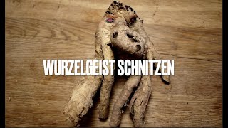 Kinder schnitzen einen Wurzelgeist👻 [upl. by Dlanger]