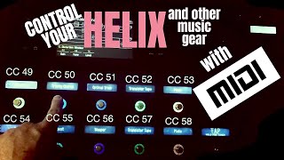 How To Use MIDI to control Helix amp other MIDI devices [upl. by Imoen825]