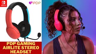 PDP Gaming LVL40 Airlite Stereo Headset  Noise Cancelling Microphone  On Ear Headphones  nintendo [upl. by Hsina82]