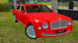 Bentley Mulsanne Driving  Bussid Car Mod  Bus Simulator Indonesia Gameplay [upl. by Ynej]