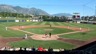 Caraballo robs a threerun homer for Chukars [upl. by Ahsii547]