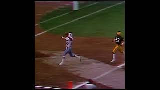 198394 greenbaypackers  houstonoilers Tim Smith 47yard touchdown pass from Archie Manning [upl. by Yelyac487]