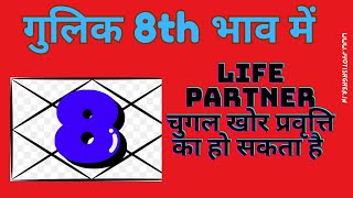 🪴गुलिक यदि अष्टम भाव में हो 🪴Gulika in 8th house 🪴Gulika in different house  Gulika in Astrology [upl. by Kihtrak]