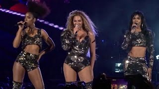 Beyonce Narrowly Misses Wardrobe Malfunction at Coachella [upl. by Shig]