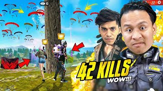 OH Wow 😱 42 Kills in Grandmaster Top 1 Lobby with UnGraduateGamer  Free Fire Max [upl. by Aurora380]