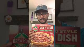 Minute Review Brew Pub Pizza  Chicago Style Deep Dish Supreme [upl. by Marin]