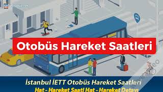 İstanbul Otobüs Seferleri Güzergahları [upl. by Rosalba796]