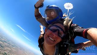 Lacey Wildess DZONE Tandem skydive at Skydive Idaho [upl. by Liuqnoj]