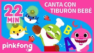 Las Mejores Canciones de Canta con Tiburón Bebé 2018  Recopilación  Pinkfong Canciones Infantiles [upl. by Bronnie]