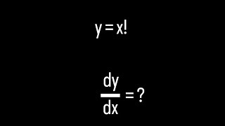 Learn the derivative of the factorial function in just 6 MINUTES [upl. by Gelhar]