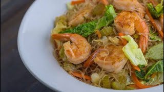 Shrimp Pancit Bihon  Panlasang Pinoy [upl. by Leventis]