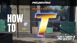 How To Collect The Philadelphia SKATE  THPS 12 No Commentary [upl. by Aikemot984]