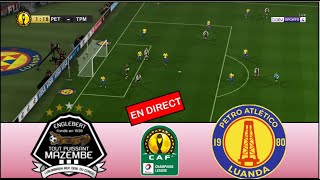 Petro Atlético vs Mazembe en direct Ligue des champions africaine Simulation football Gameplay PC [upl. by Dalston]