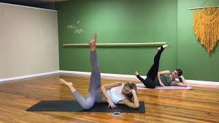 BARRE MAT LEGS AND GLUTES  intense 15 minute series [upl. by Arne]