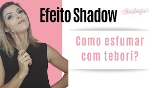 Como esfumar com tebori  Microblading Esfumada Shadow ou Shadowline [upl. by Namsu]