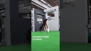 Straddle press tutorial shorts [upl. by Shriner]