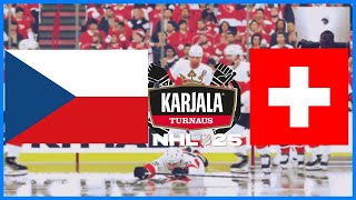 ČESKOŠVÝCARSKOKARJALA CUP 2024NHL25PS5 [upl. by Nwahsirhc641]