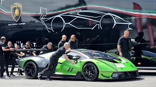 The Lamborghini Essenza SCV12 at Spa Francorchamps Circuit🔥 [upl. by Yecal]