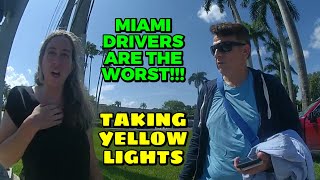 Taking Yellow Lights Leads to Major Collision  Doral Florida  April 27 2023 [upl. by Nonac]