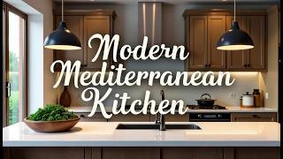 15 Modern Mediterranean Kitchen Design Ideas Timeless amp Stylish Inspirations [upl. by Dowski248]