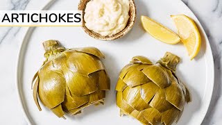 ARTICHOKE 101  how to cook and eat artichokes [upl. by Mont888]