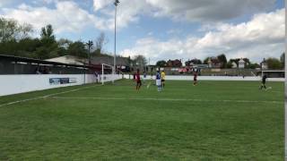 Coggeshall Town 9 vs 0 Needham Market  Nwachuku 2 220417 [upl. by Garret]