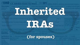 What happens when a spouse inherits an IRA [upl. by Gabriele]